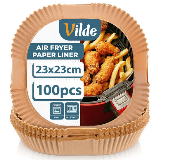 Air Fryer ieliktņi 23x23 cm, 100 gab., 279047, VILDE (279047)