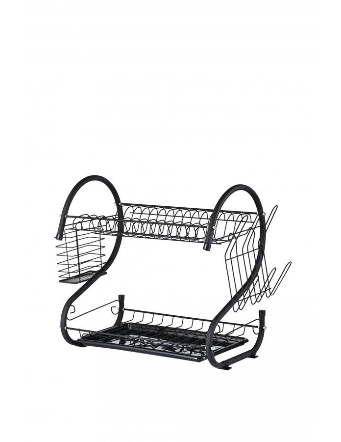Trauku žāvētājs Rosberg R53000H, melns, 2 līmeni, 40x25x39cm (55R53000HB)
