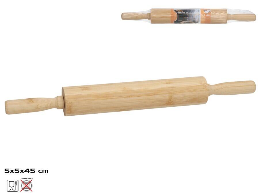 Bambusa mīklas rullis, 5.00 x 45.00 x 5.00, KITCHEN&GO (8445393524269)