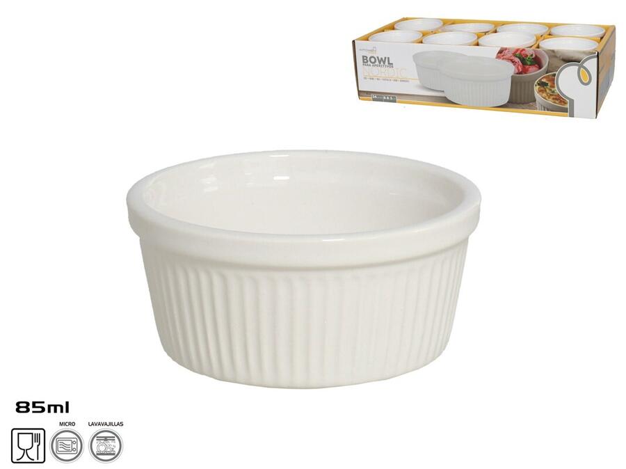 Миска из закалённого фарфора, 3,5 x 8 x 8 см, KITCHEN&GO (8445393103389)