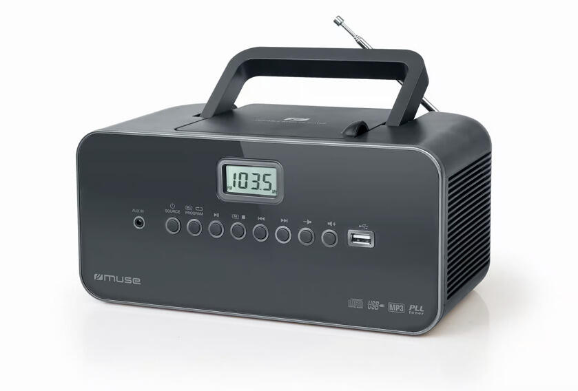 Pārnēsājams radio + CD/MP3 atskaņotājs ar