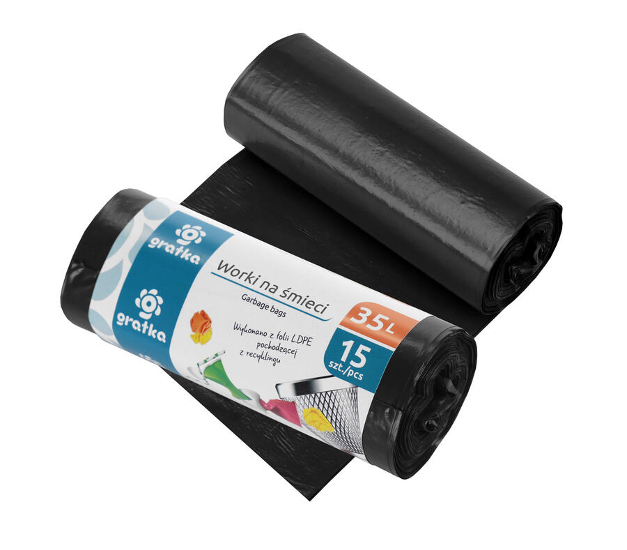 Atkritumu maisi 35L LDPE, 15 gab