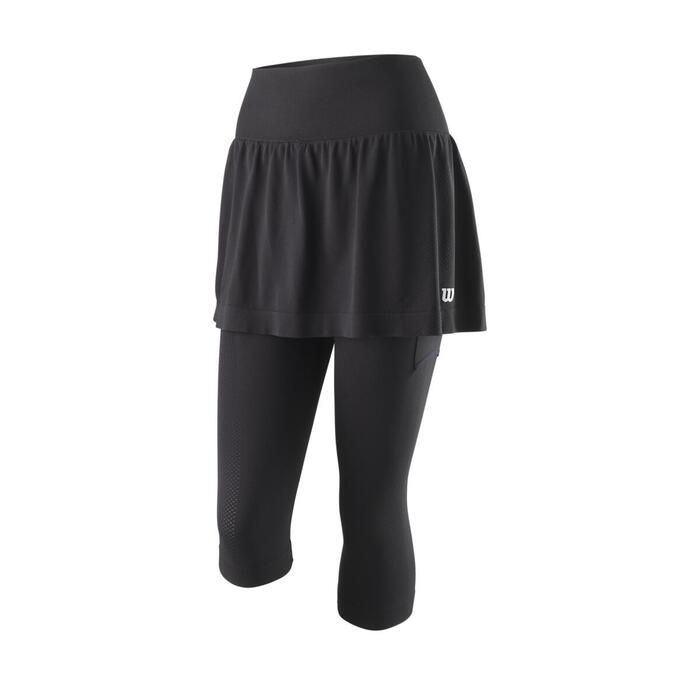 Wilson SEAMLESS CAPRI SKORT BLACK /M