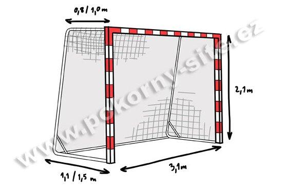 Handbola tīkls (TIH004-3)