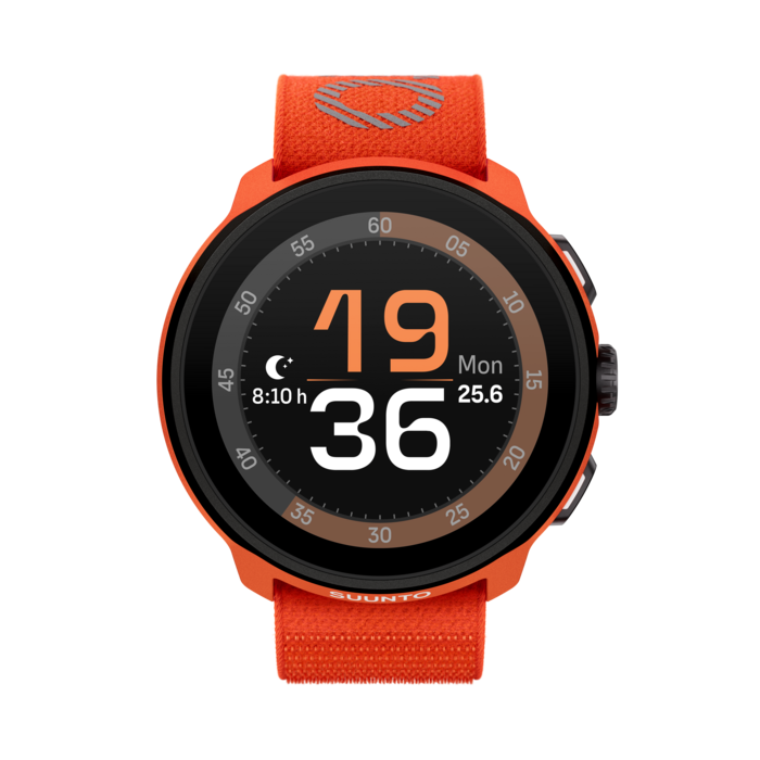 SUUNTO RUN CORAL ORANGE W/ TEXTILE