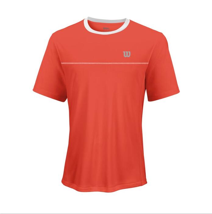 Wilson M EXPORT CREW HOT CORAL