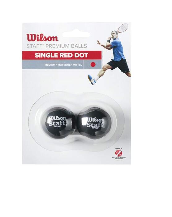 WILSON skvoša bumbiņas STAFF Iepakojumā 2