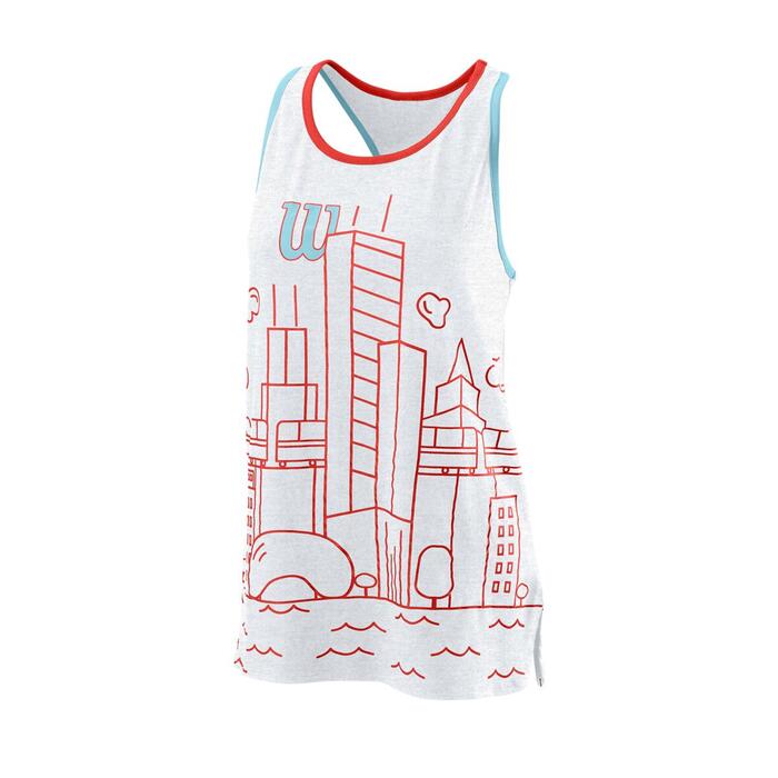 Wilson W CHI COTTON TANK White