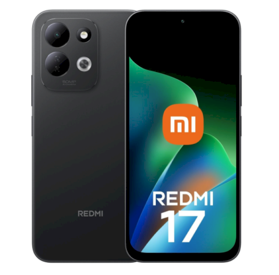 Xiaomi Redmi 17 Viedtalrunis 4GB / 128GB Melns (MZB0PJGEU)
