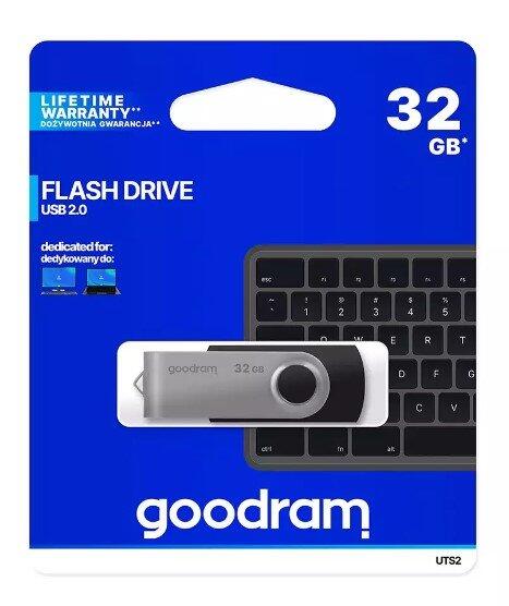 Goodram 32GB UTS2 USB 2.0 Флеш Память (UTS2-0320K0R11)