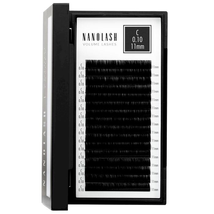 Nanolash Volume Lashes Ресницы для наращивания 0.10 D 11 mm (5905997306270)