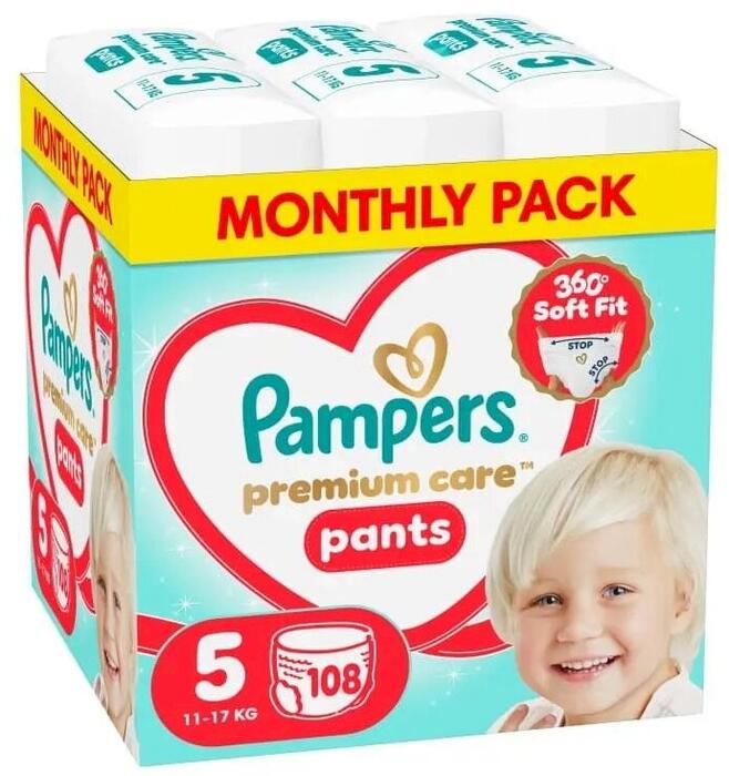 Pampers Pants Autiņbiksītes 5. Izmērs 11-17