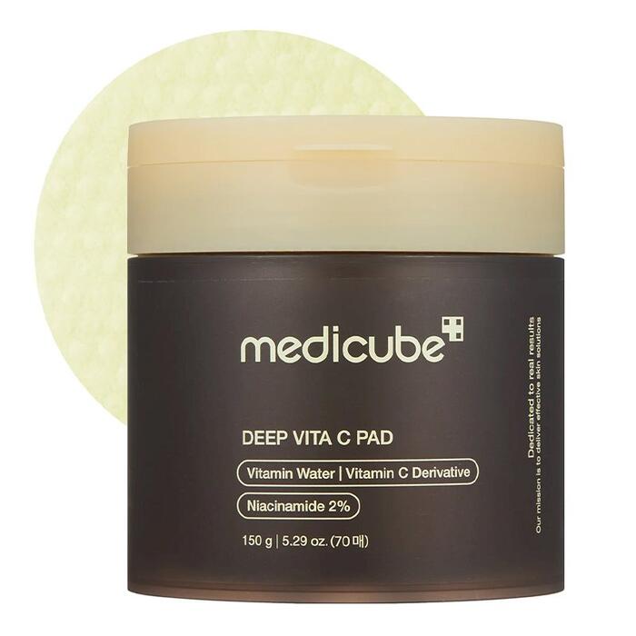 MEDICUBE Deep Vita C Pad 70 pcs  Тонер педы для лица (8800289474972)