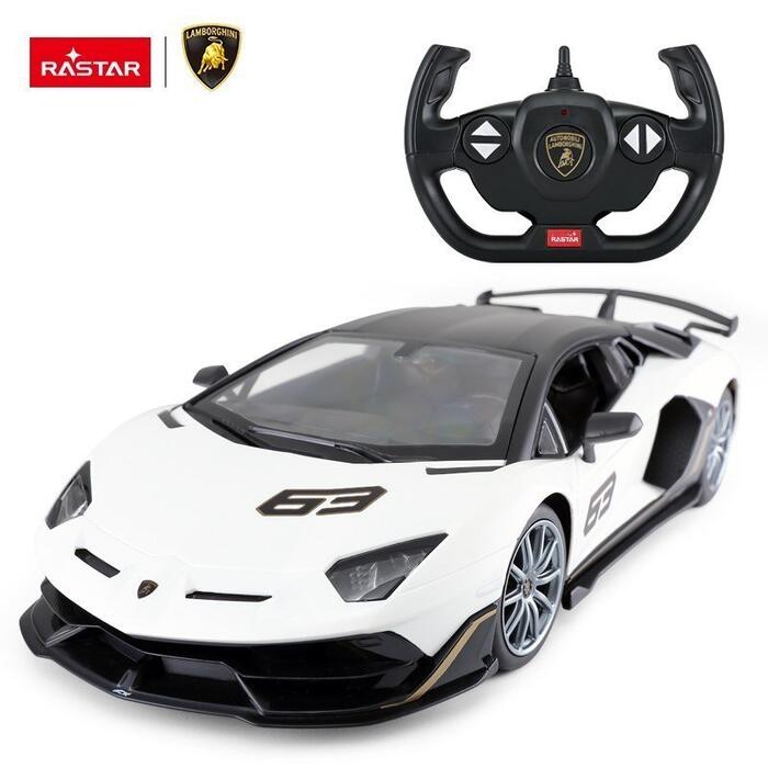Rastar Автомобиль Lamborghini Aventador SVJ 1:14 / 2,4 ГГц / 2WD / Белый (ZRC.96010.BIA)