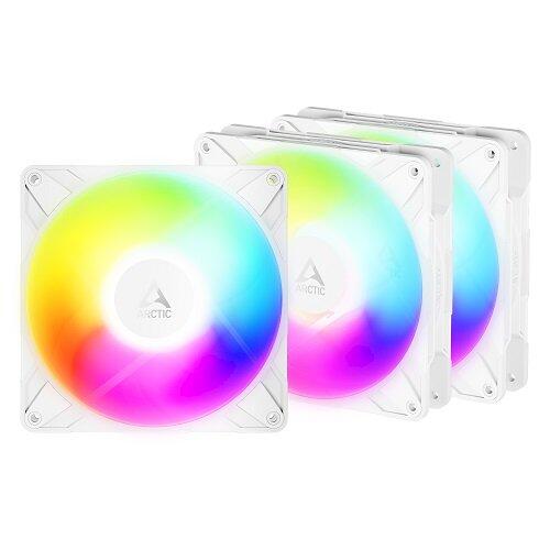 ARCTIC P14 PRO Reverse PWM PST A-RGB Высокопроизводительный PWM вентилятор 140 мм (3 шт) белый (ACFAN00328A)