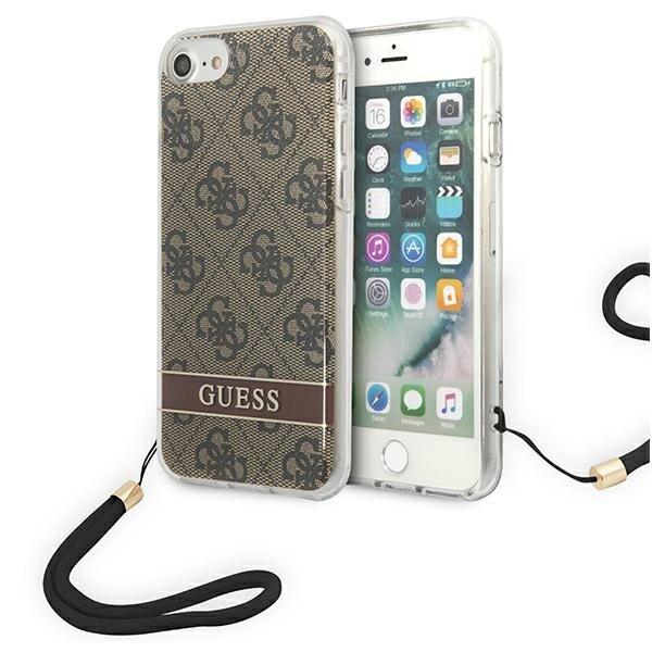 Guess GUOHCI8H4STW Hardcase 4G Print Strap