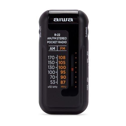 AIWA R22 Pārnēsājams Radio ar Austiņām (R22-BLK)