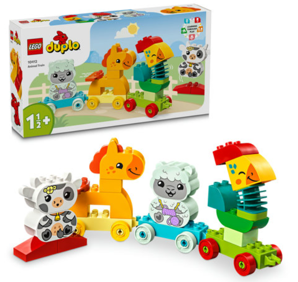 LEGO 10412 Animal Train Konstruktors (10412)