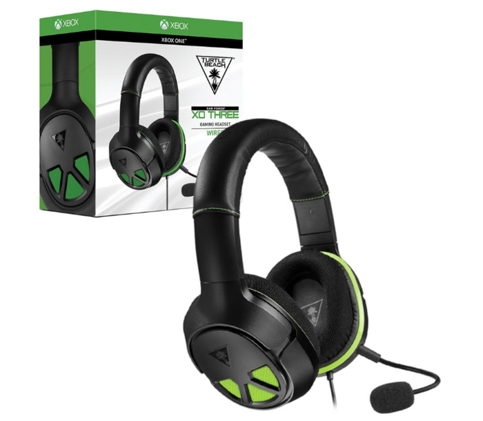 Turtle Beach Ear Force XO Three Vadu Spēļu Austiņas (TB-FXO-BK)