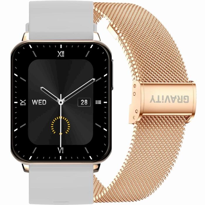Smartwatch Gravity Viedpulkstenis ar 2 siksniņām