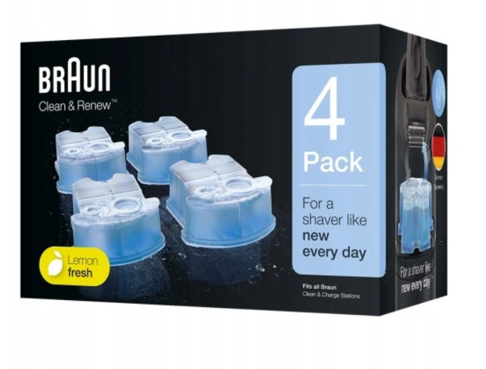 Braun CCR4 Skuvekļu tīrīšanas kasetne 4gab