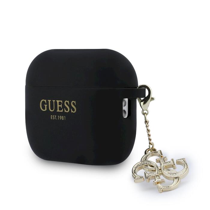 Guess 4G Charm Silicone Case Austiņu