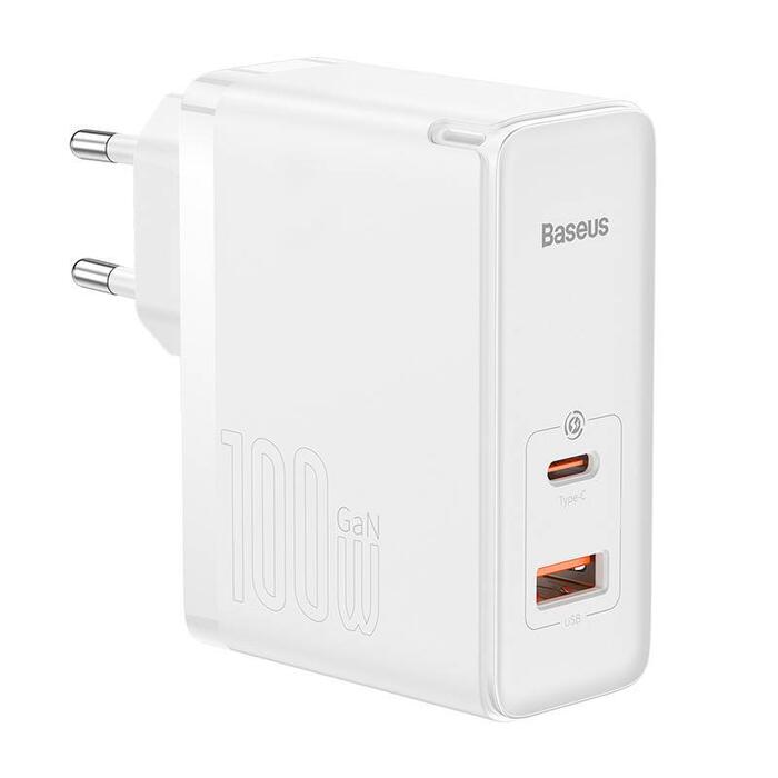 Baseus GaN5 Pro Адаптер USB-C / USB / 100W / 1m кабель (CCGP090202)