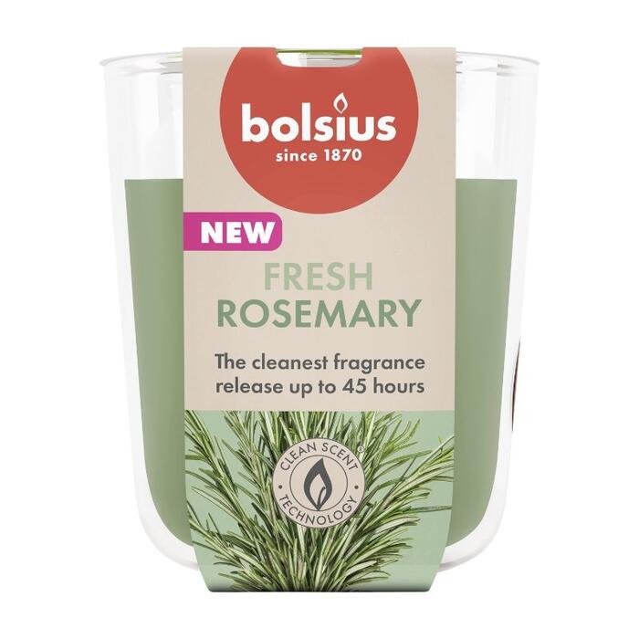 Bolsius True Scents Aromātiskā Svece 97x85mm Rosemary (37940378)