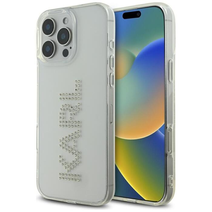 Karl Lagerfeld IML Rhinestones Logo Case