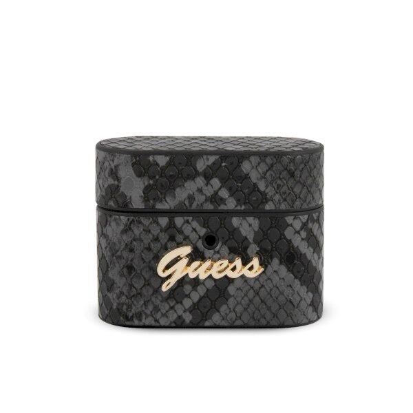 Guess GUACAPPUSNSMLBK Защитный чехол для AirPods Pro Python Collection / чёрный (GUACAPPUSNSMLBK)