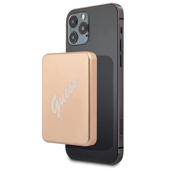 Guess 5W Wireless Powerbank GUPBMSVSLG Uzlādes