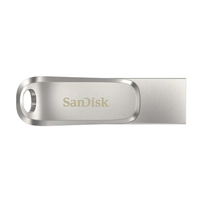 SanDisk Ultra Dual Drive Luxe USB flash drive 32 GB USB Type-A / USB Type-C 3.2 Gen1 Stainless steel (SDDDC4-032G-G46)