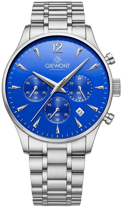 Giewont Chronograph Sapphire Мужские часы GW6310-B3 / серебристо-синий (GW6310-B3)