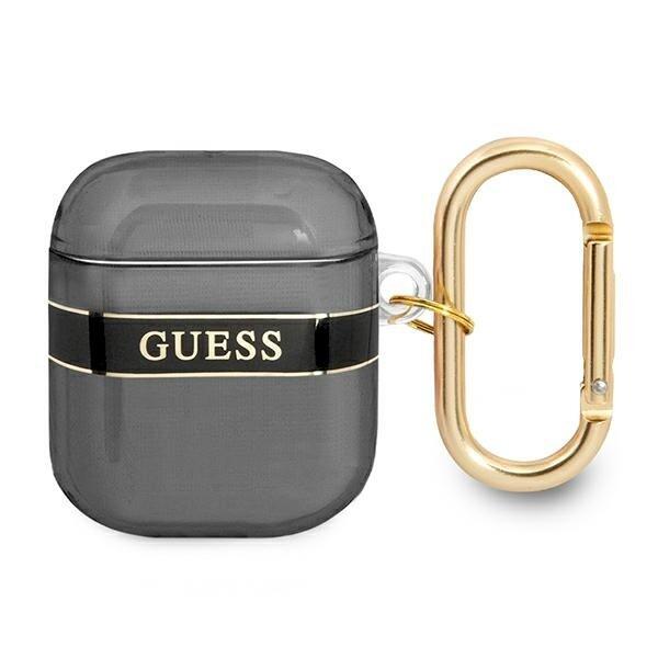 Guess GUA2HHTSK Strap Collection Защитный чехол для AirPods / чёрный (GUA2HHTSK)