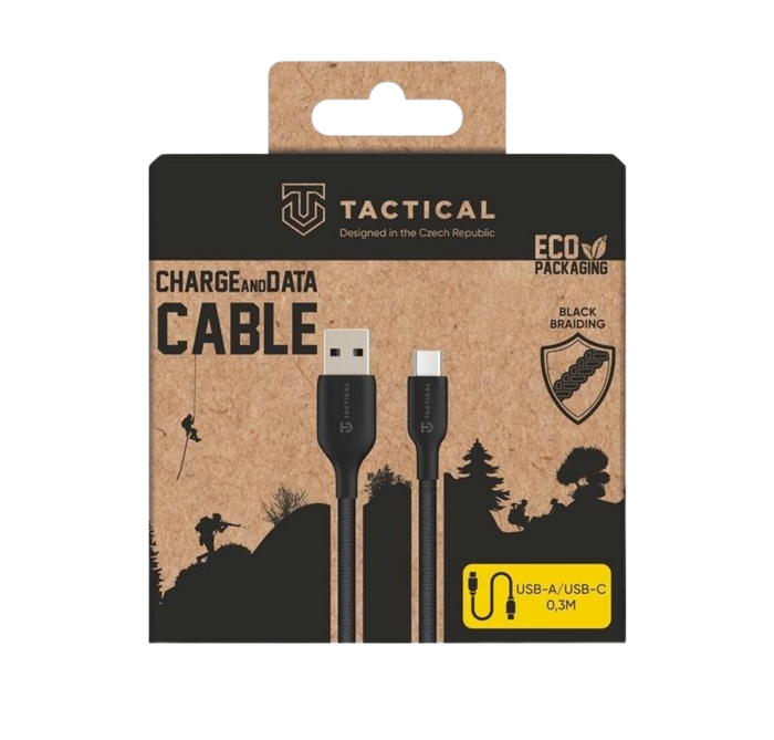 Tactical Stitch Thread USB-A/USB-C Kabelis 0