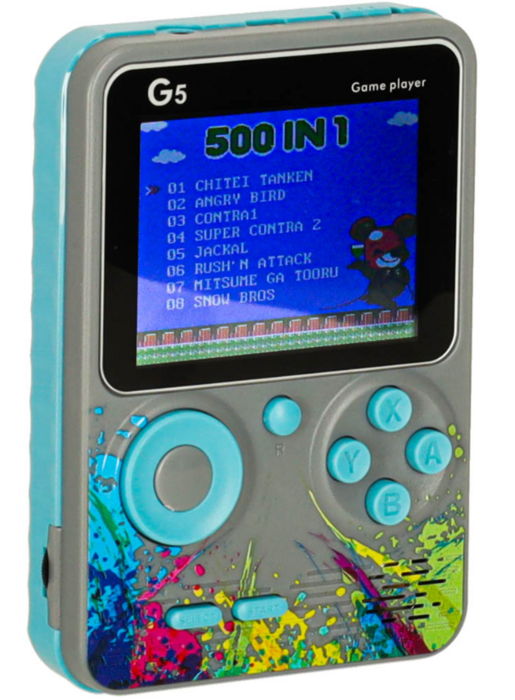 RoGer G5 Retro Mini Портативная Игровая Консоль (RO-3369-GR)
