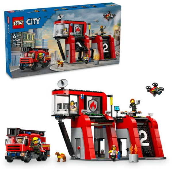 LEGO City 60414 Fire Station with