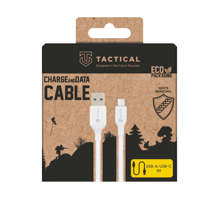 Tactical Stitch Thread USB-A/USB-C Kabelis 1m