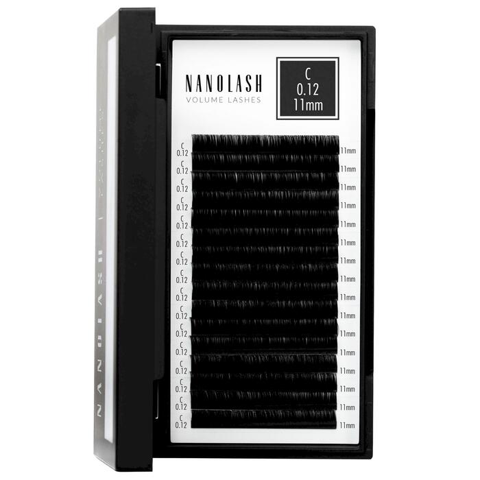 Nanolash Volume Lashes Ресницы для наращивания 0.12 D 11 mm (5905997306331)