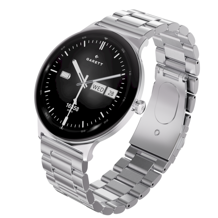 Garett Smartwatch Quantum Умные часы Серебристые (QUANTUM_SVR_STL)