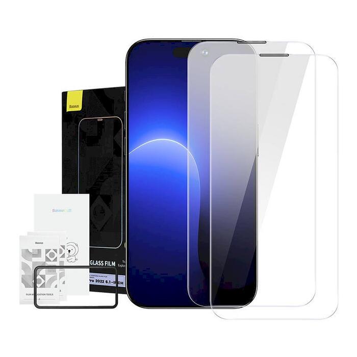 Baseus Crystal Tempered Glass Dust-proof Aizsargstikls