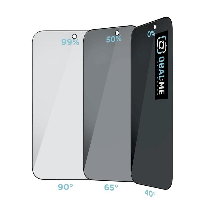OBAL:ME Privacy 5D Glass Screen Protector Защитное стекло для Apple iPhone 17/17 Pro / чёрный (57983127171)