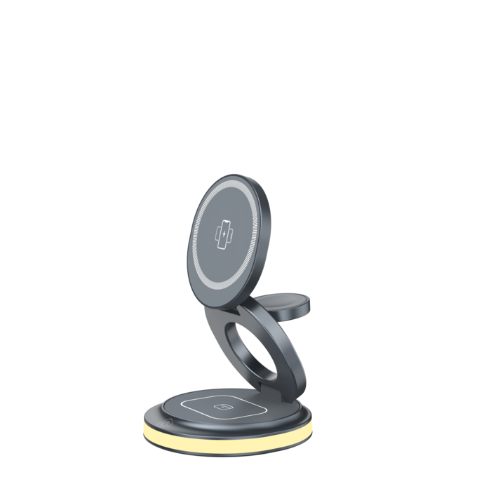 Quik QW-700 Вращающееся 3in1 Беспроводное зарядное устройство 15W (QW-700)