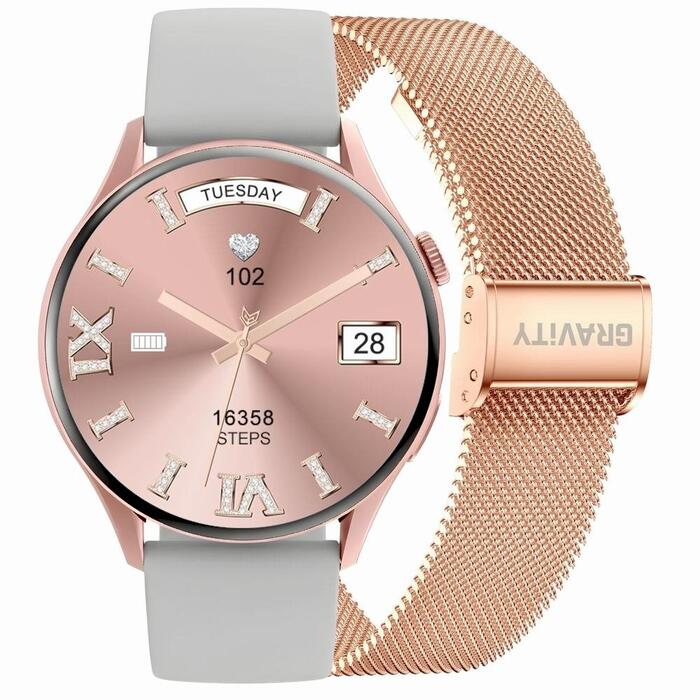 Smartwatch Gravity Siksniņa + aproce GT11-8