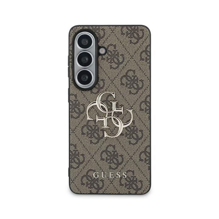 Guess PU 4G Metal Logo Case Чехол для Samsung Galaxy S26 (GUHCS26S4GMGBR)