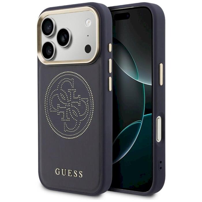 Guess Perforated 4G MagSafe Case Защитный чехол для iPhone 17 Pro / синий (GUHMP17L5PG4SRGB)