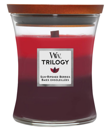 Woodwick Trilogy Sun Ripened Berries Svece