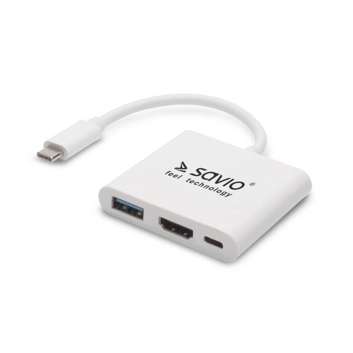Savio Multimedia Adapteris Type-C to HDMI