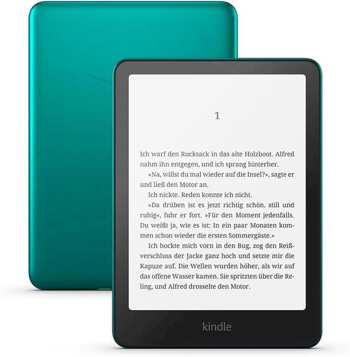 Amazon Kindle Paperwhite Signature Edition 32GB Электронная книга / Metallic jade (B0CFPLP3YL)