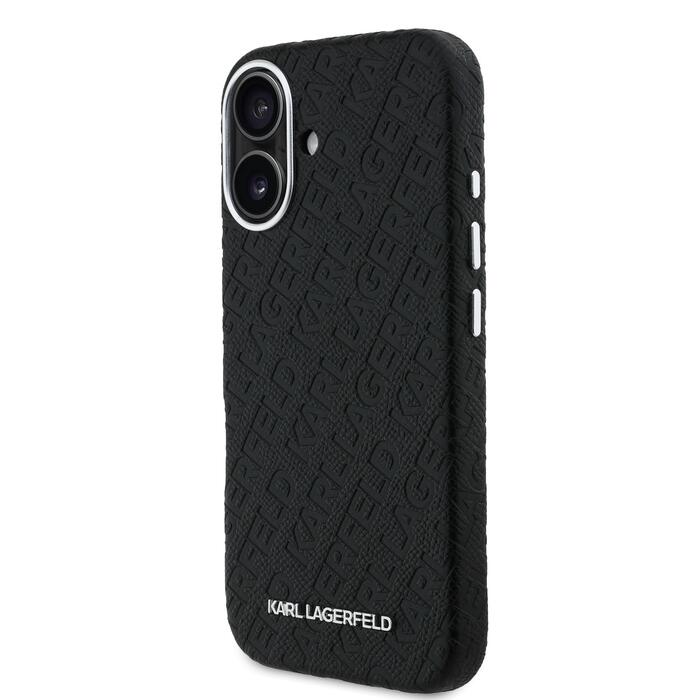 Karl Lagerfeld Grained PU Repeated Logo